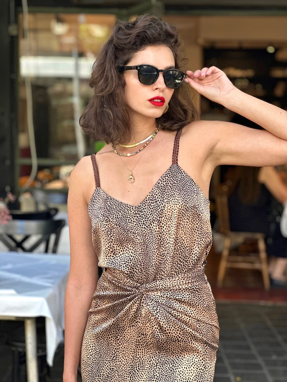 גופיית אתנה - ניוד מנומר